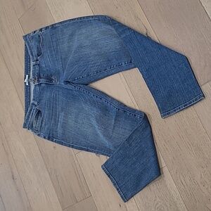 Eileen Fisher Jeans Women's sz 10 Straight Leg Mid Rise Denim Jeans